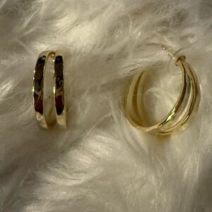 Gold Kendra Scott Hoop Earrings
